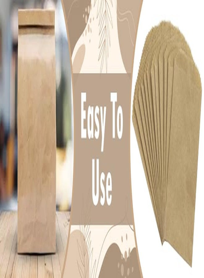 ADD GEAR أكياس بريدية من ورق كرافت قابل لإعادة التدوير وصديق للبيئة وقابل للتحلل الحيوي بوزن 100 جرام/متر مربع (14 × 14 بوصة، بني) (50) - Image 4